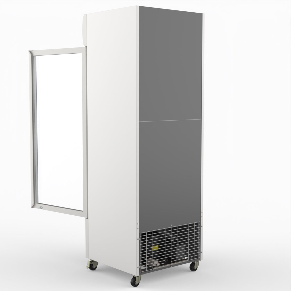 Thermaster 540L Single Glass Door Colourbond Upright Drink Fridge White LG-540P