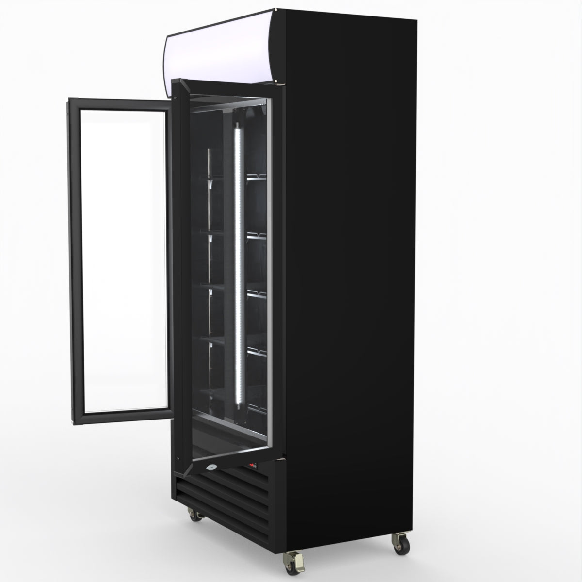 Thermaster Double Glass Door Colourbond Upright Drink Fridge LG-580BP