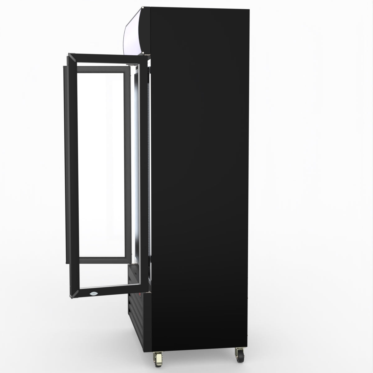 Thermaster Double Glass Door Colourbond Upright Drink Fridge LG-580BP