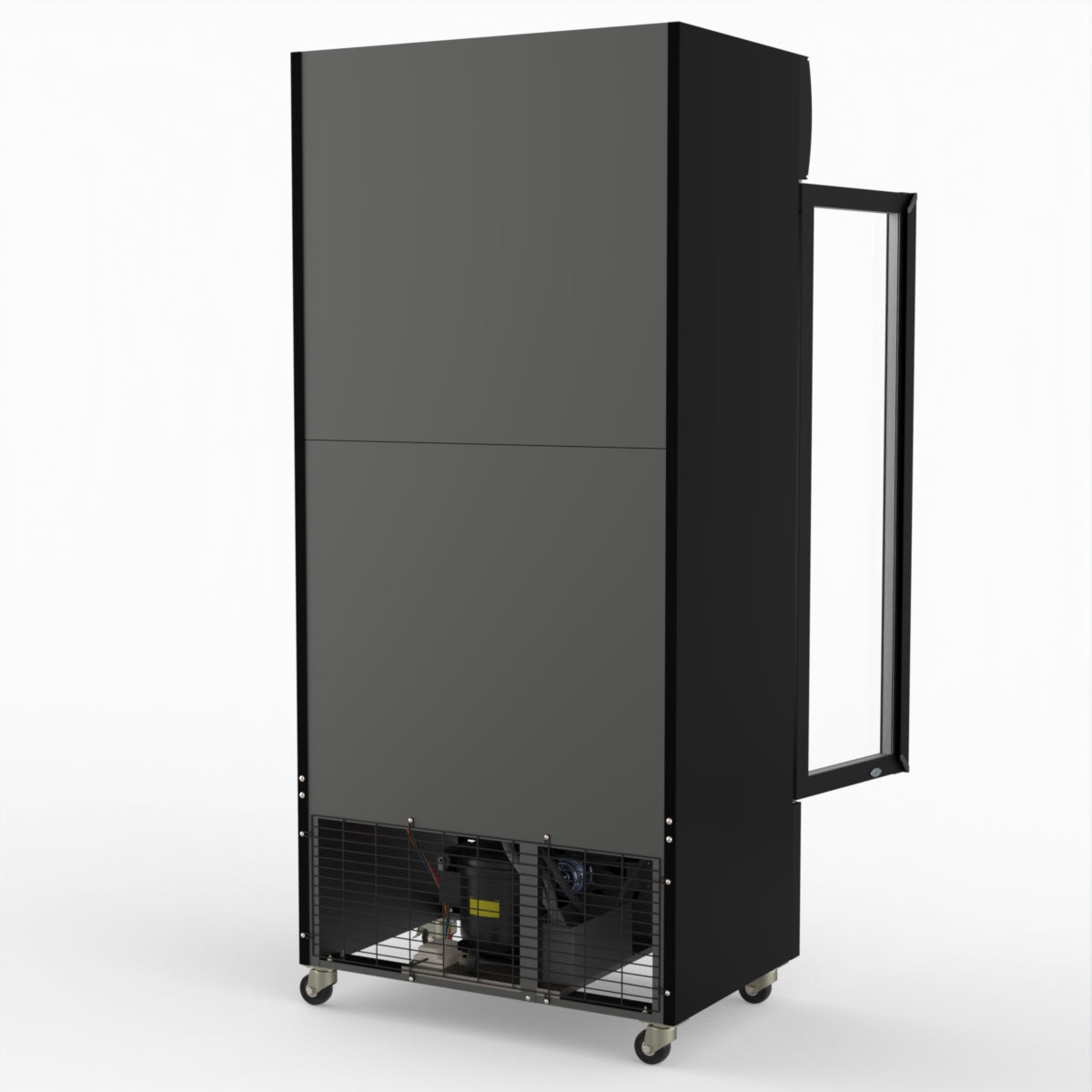 Thermaster Double Glass Door Colourbond Upright Drink Fridge LG-580BP