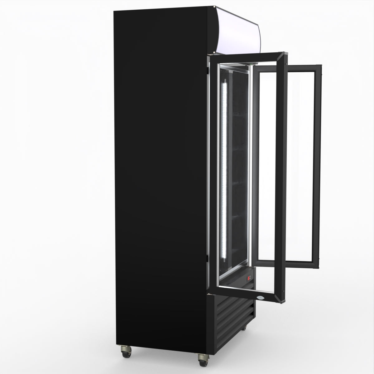 Thermaster Double Glass Door Colourbond Upright Drink Fridge LG-580BP