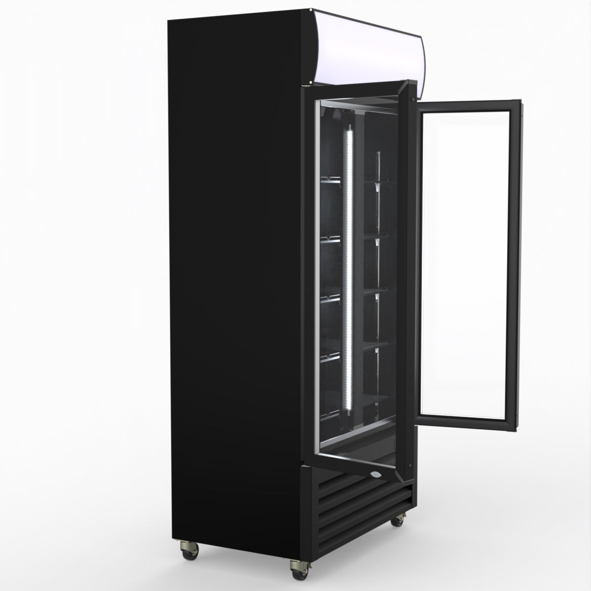 Thermaster Double Glass Door Colourbond Upright Drink Fridge LG-580BP