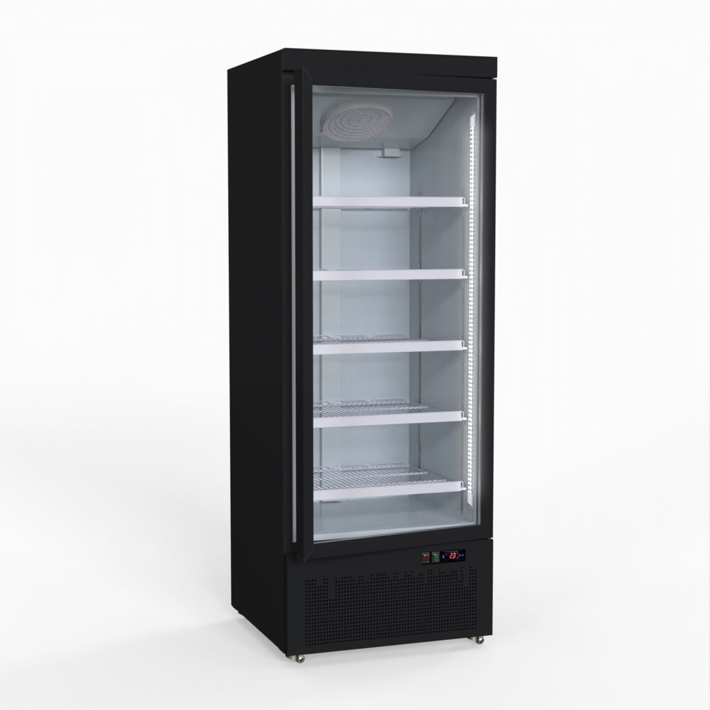 Thermaster Door Supermarket Fridge Black LG-600BGBM