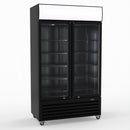 Thermaster Two Glass Door Colourbond Upright Drink Fridge LG-730BP