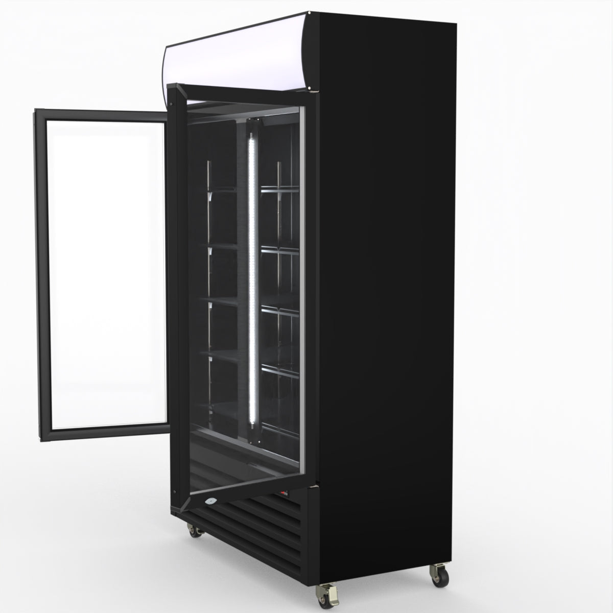 Thermaster Two Glass Door Colourbond Upright Drink Fridge LG-730BP