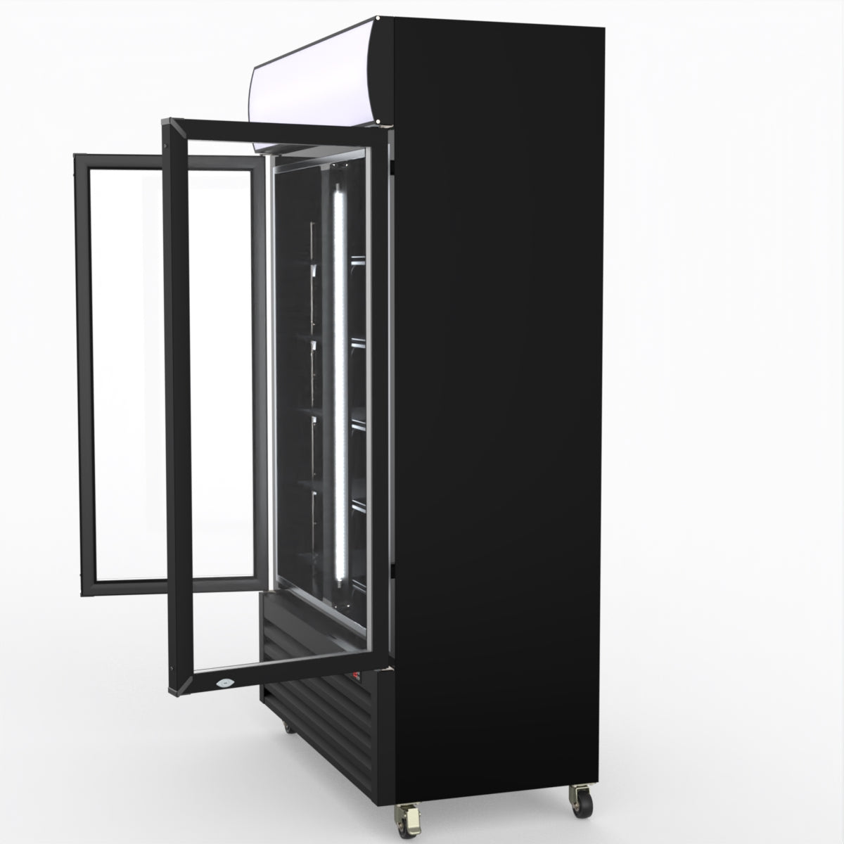 Thermaster Two Glass Door Colourbond Upright Drink Fridge LG-730BP