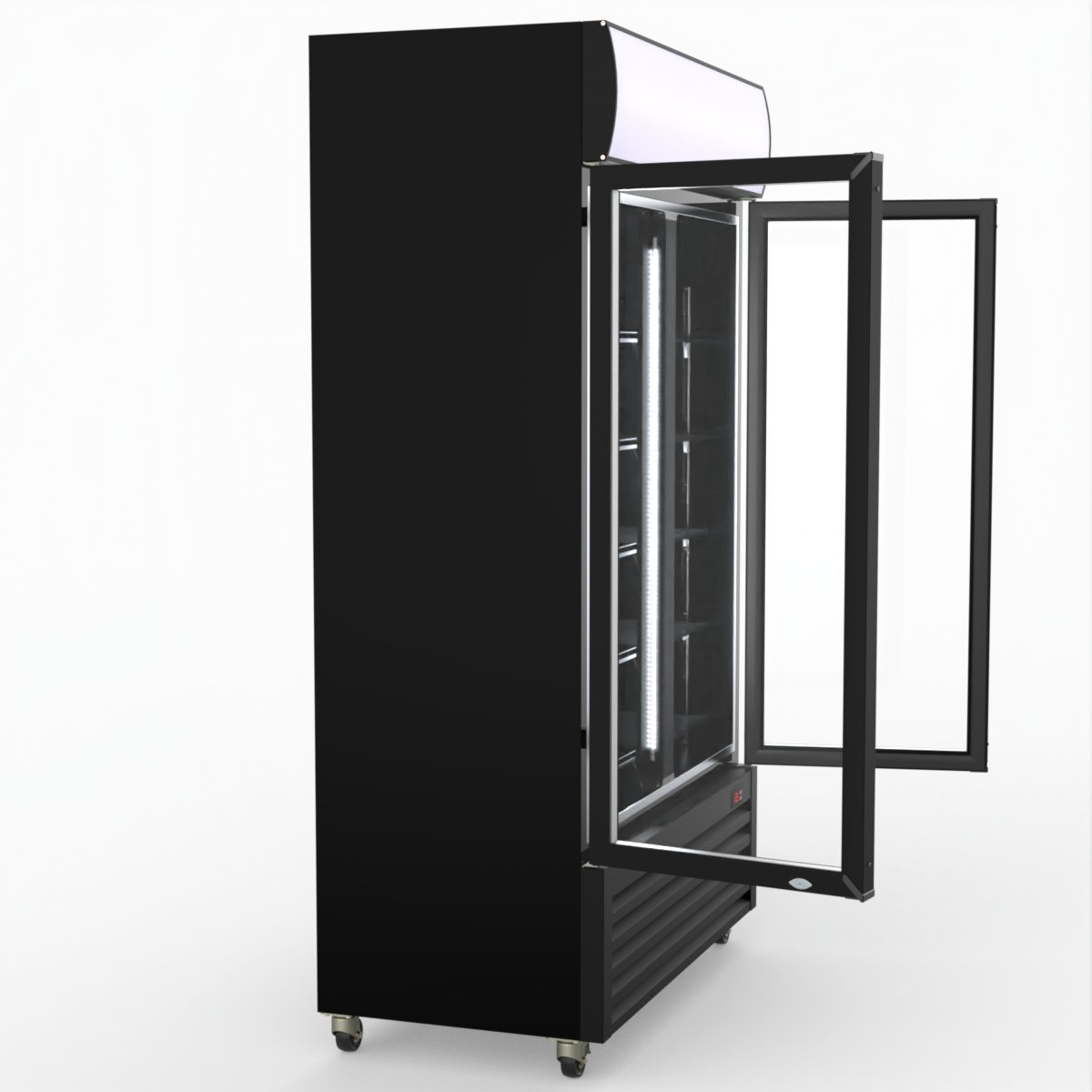 Thermaster Two Glass Door Colourbond Upright Drink Fridge LG-730BP