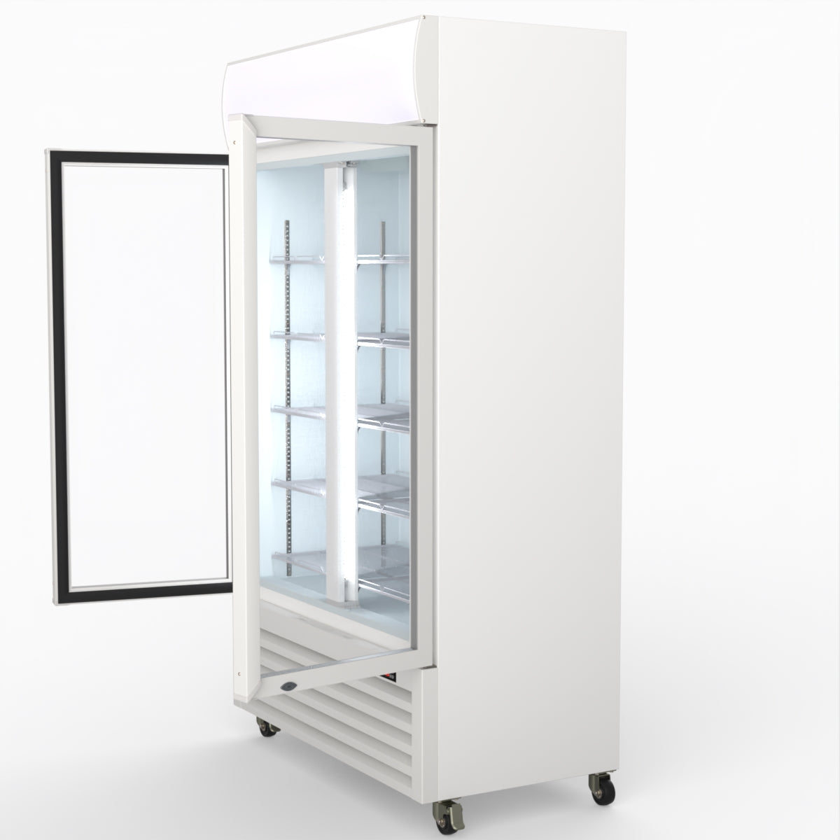 CLEARANCE - Thermaster 730L Two Glass Door Colourbond Upright Drink Fridge LG-730P