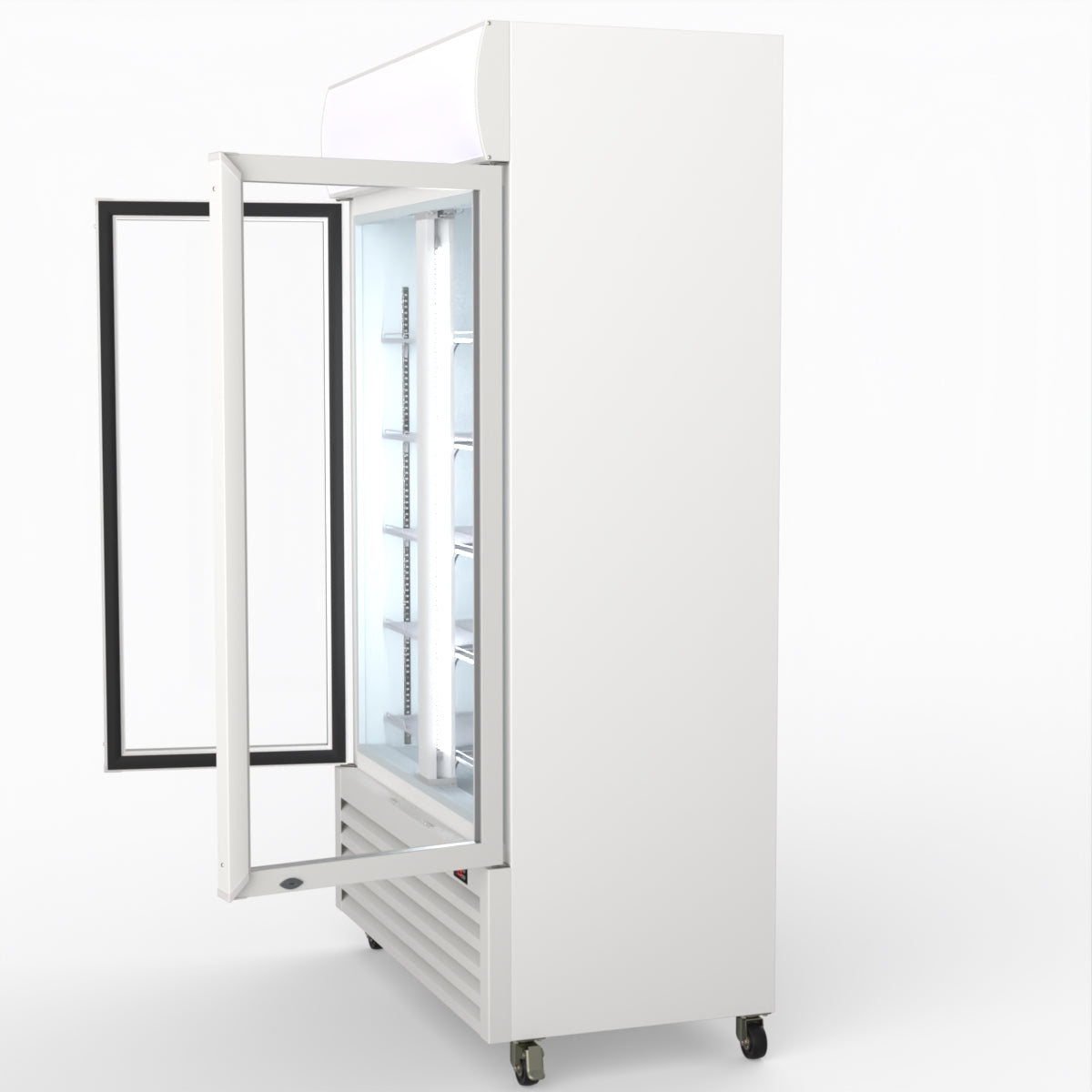 CLEARANCE - Thermaster 730L Two Glass Door Colourbond Upright Drink Fridge LG-730P