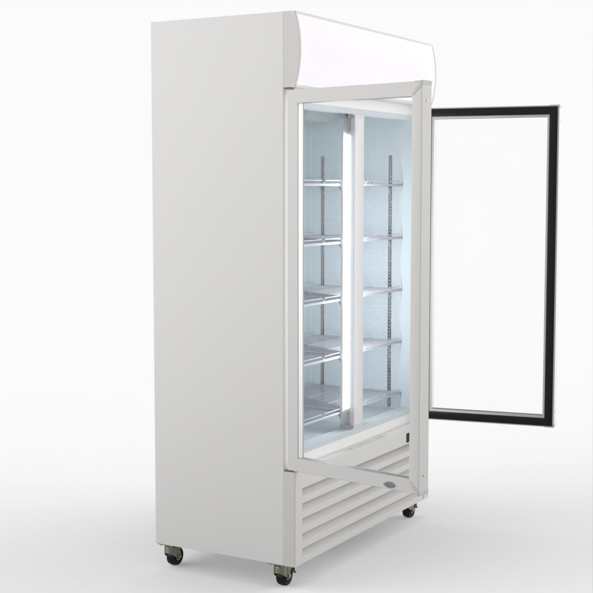 CLEARANCE - Thermaster 730L Two Glass Door Colourbond Upright Drink Fridge LG-730P