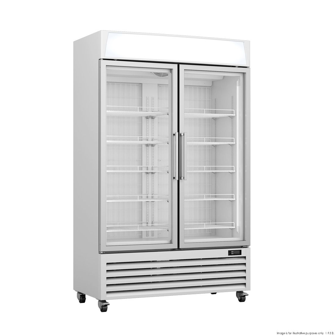 Thermaster 800L Upright Double Glass Door Freezer – LG-800PF