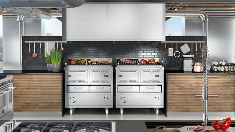 Scheer Gas Lava Rock Parilla Grill - 1000mm Width - LV620A-1000