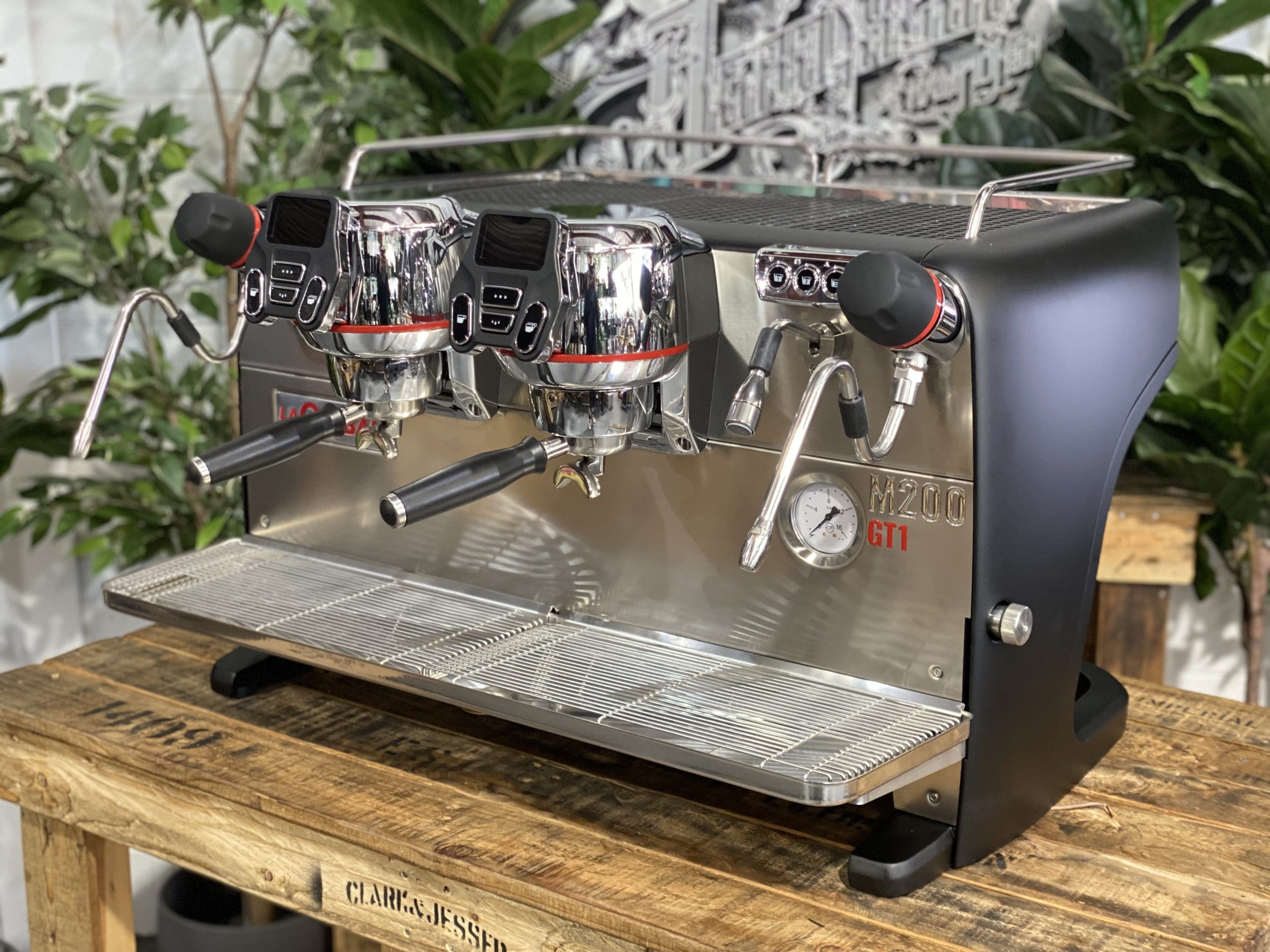 La Cimbali M200 GTI Black - 2 Group Commercial Espresso Machine - Red