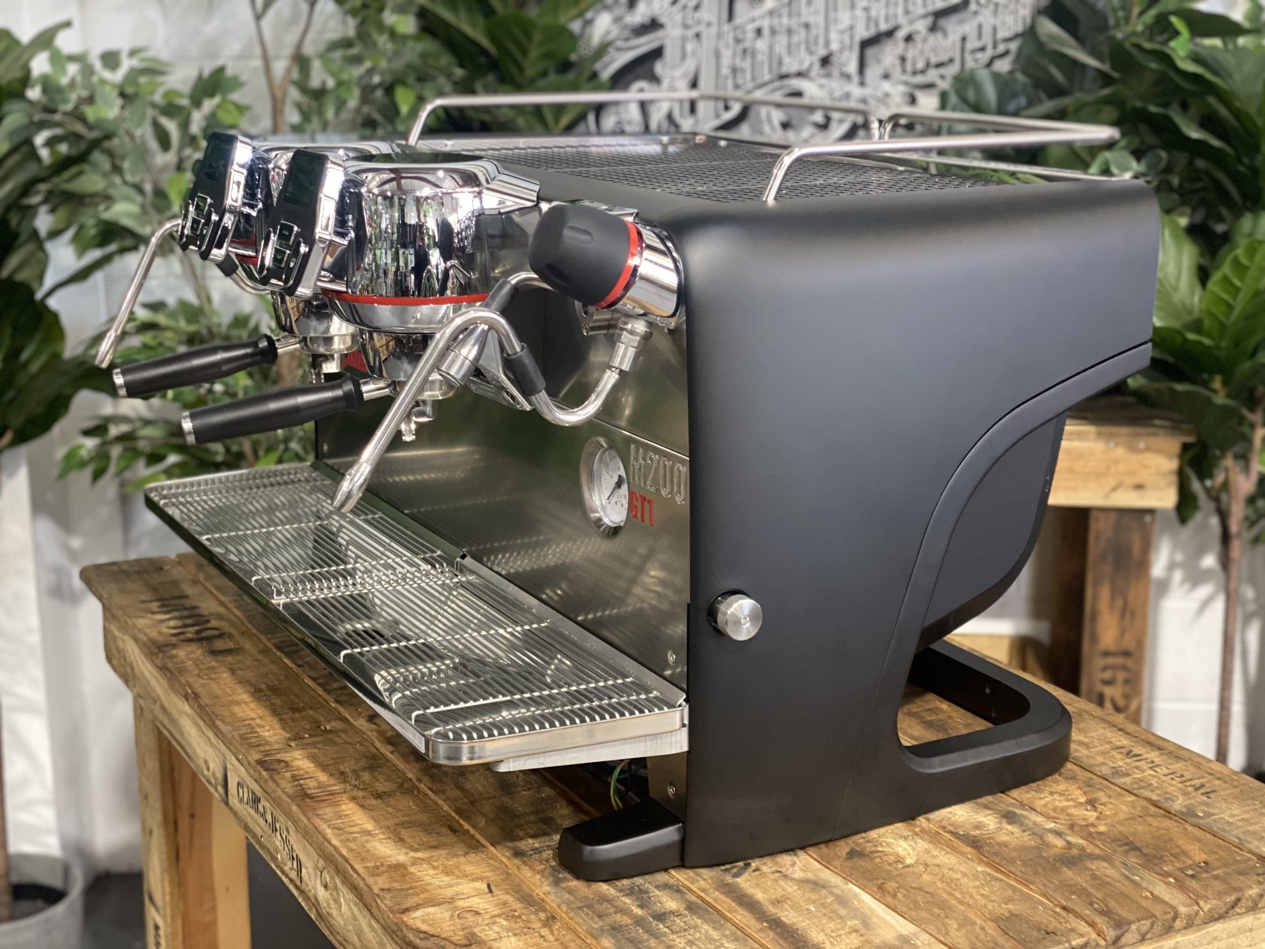 La Cimbali M200 GTI Black - 2 Group Commercial Espresso Machine - Red