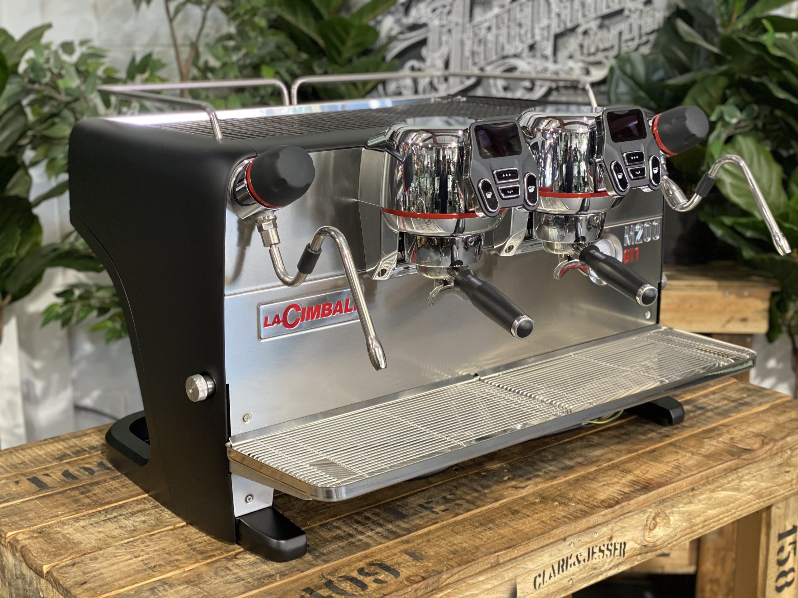 La Cimbali M200 GTI Black - 2 Group Commercial Espresso Machine - Red