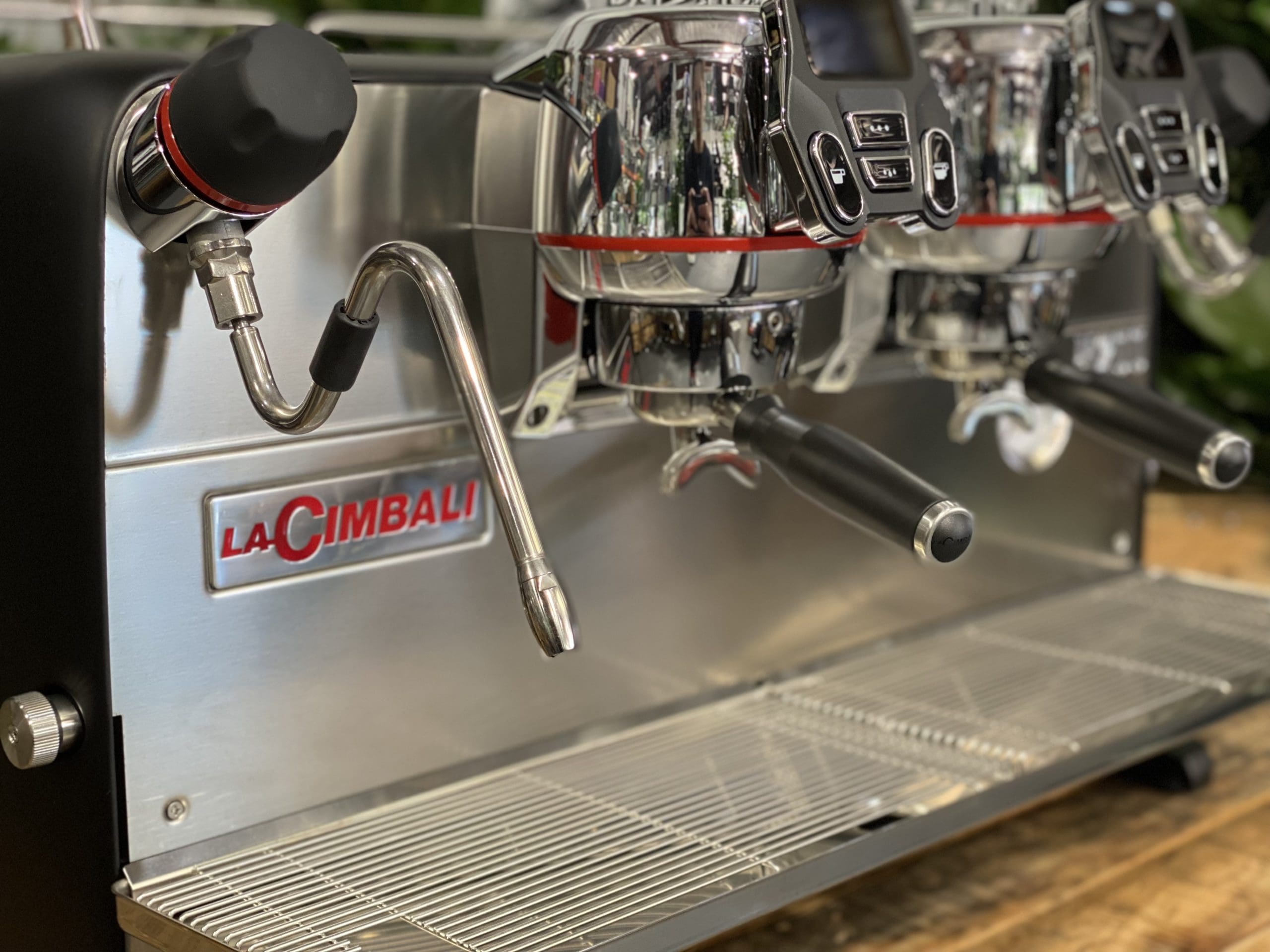 La Cimbali M200 GTI Black - 2 Group Commercial Espresso Machine - Red