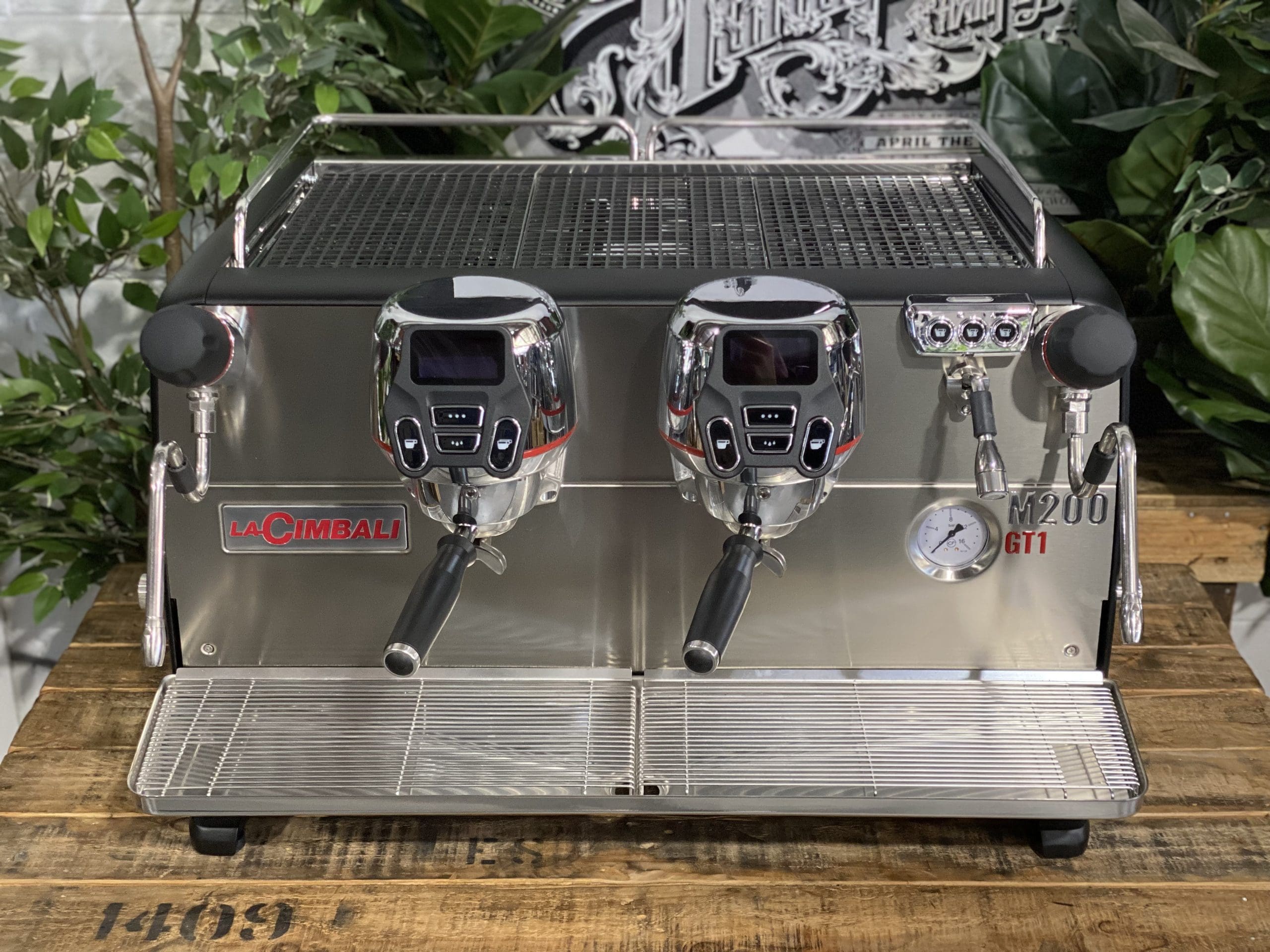 La Cimbali M200 GTI Black - 2 Group Commercial Espresso Machine - Red