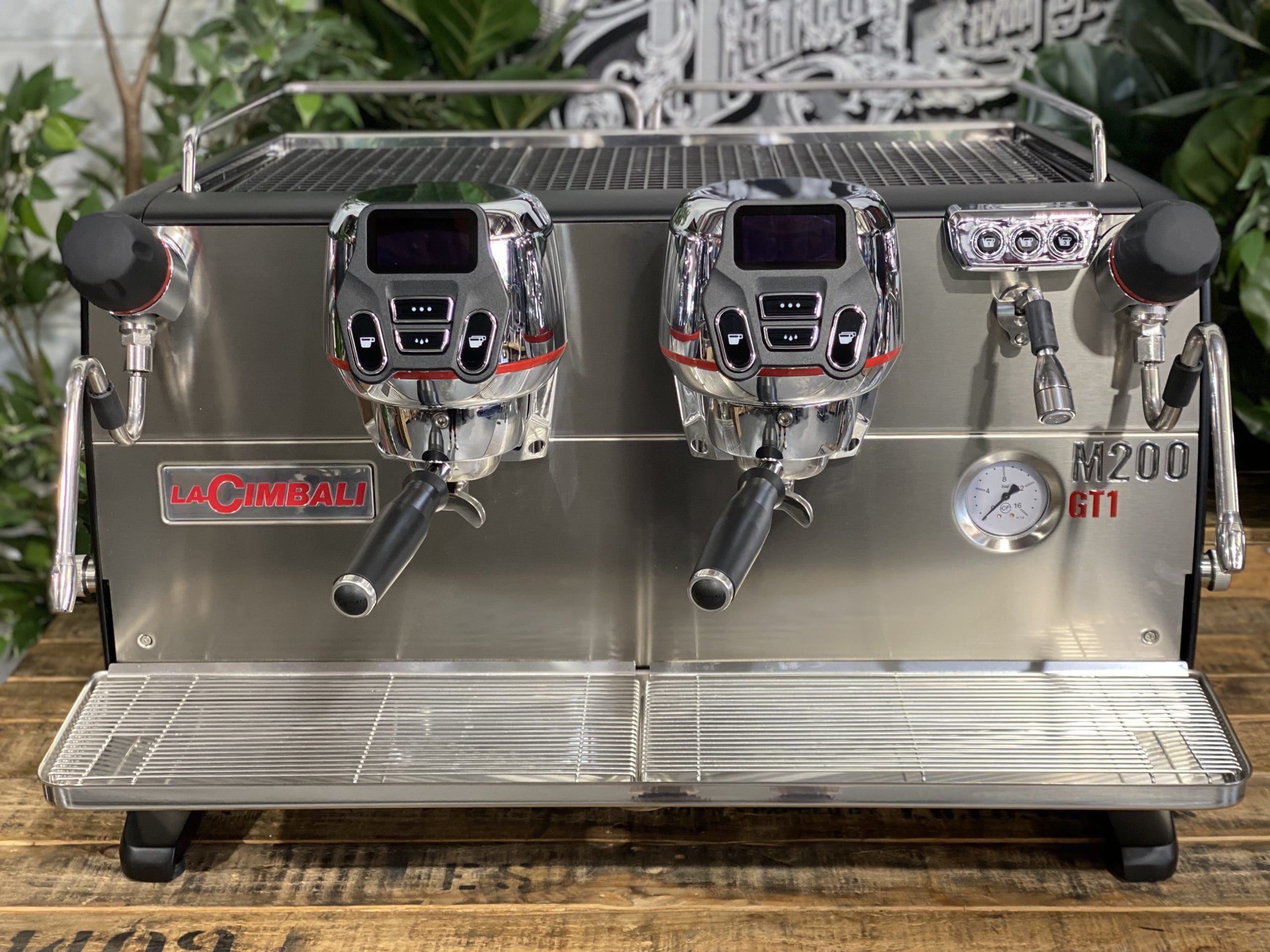 La Cimbali M200 GTI Black - 2 Group Commercial Espresso Machine - Red