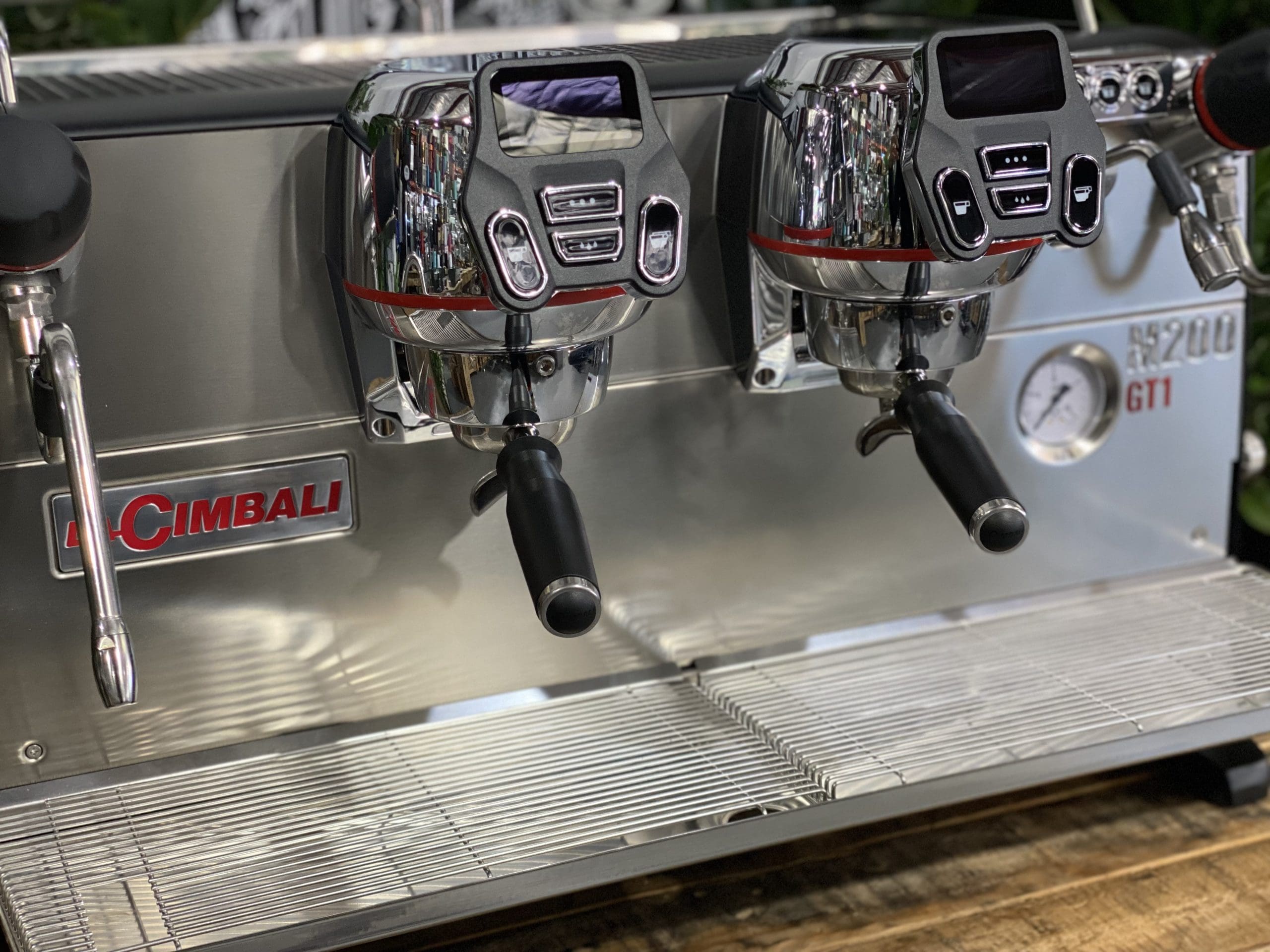 La Cimbali M200 GTI Black - 2 Group Commercial Espresso Machine - Red