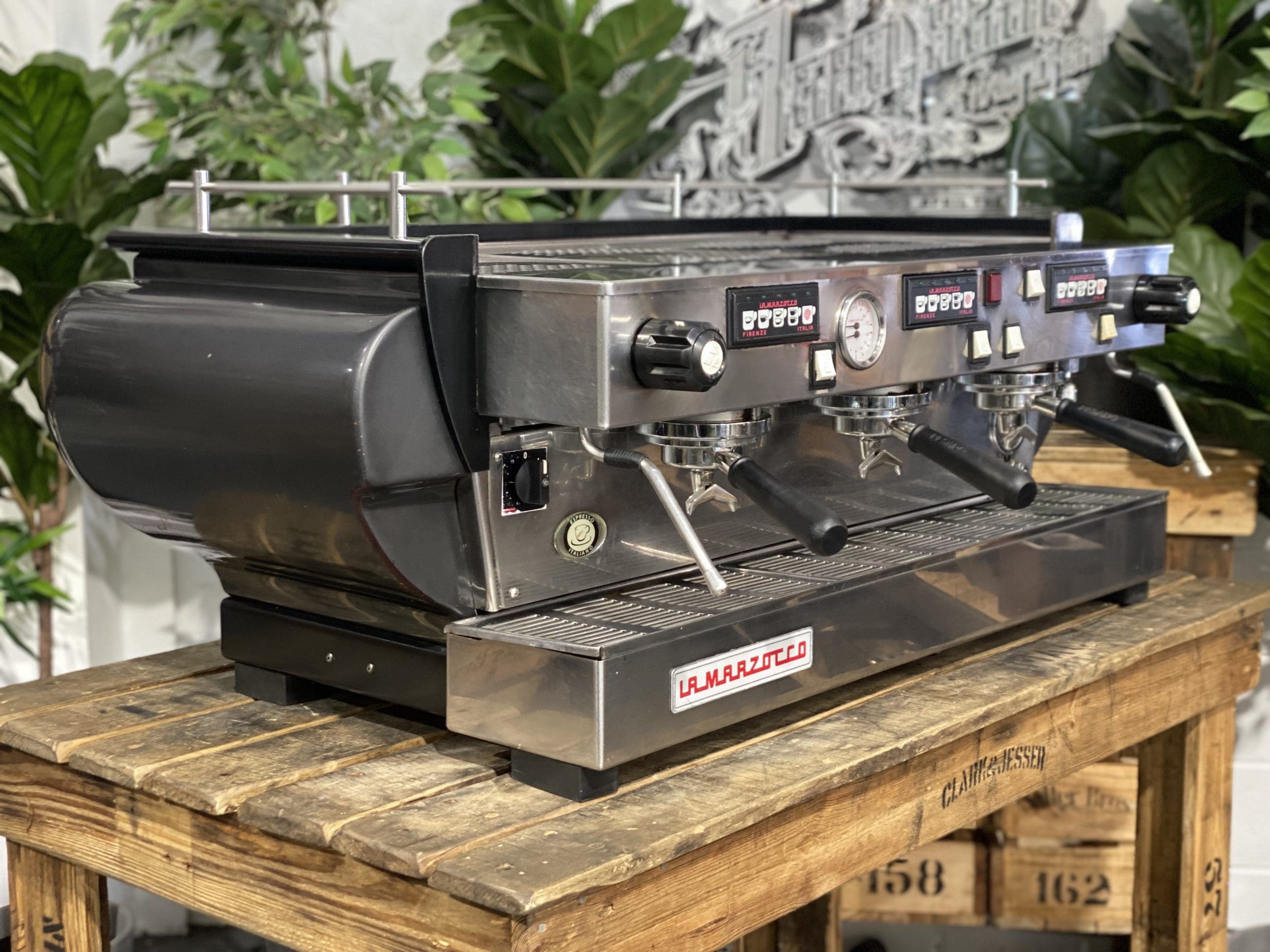 La Marzocco FB70 - 3 Group Commercial Espresso Machine - Black