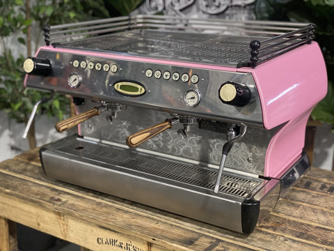 La Marzocco FB80 2 Group Pink & Timber