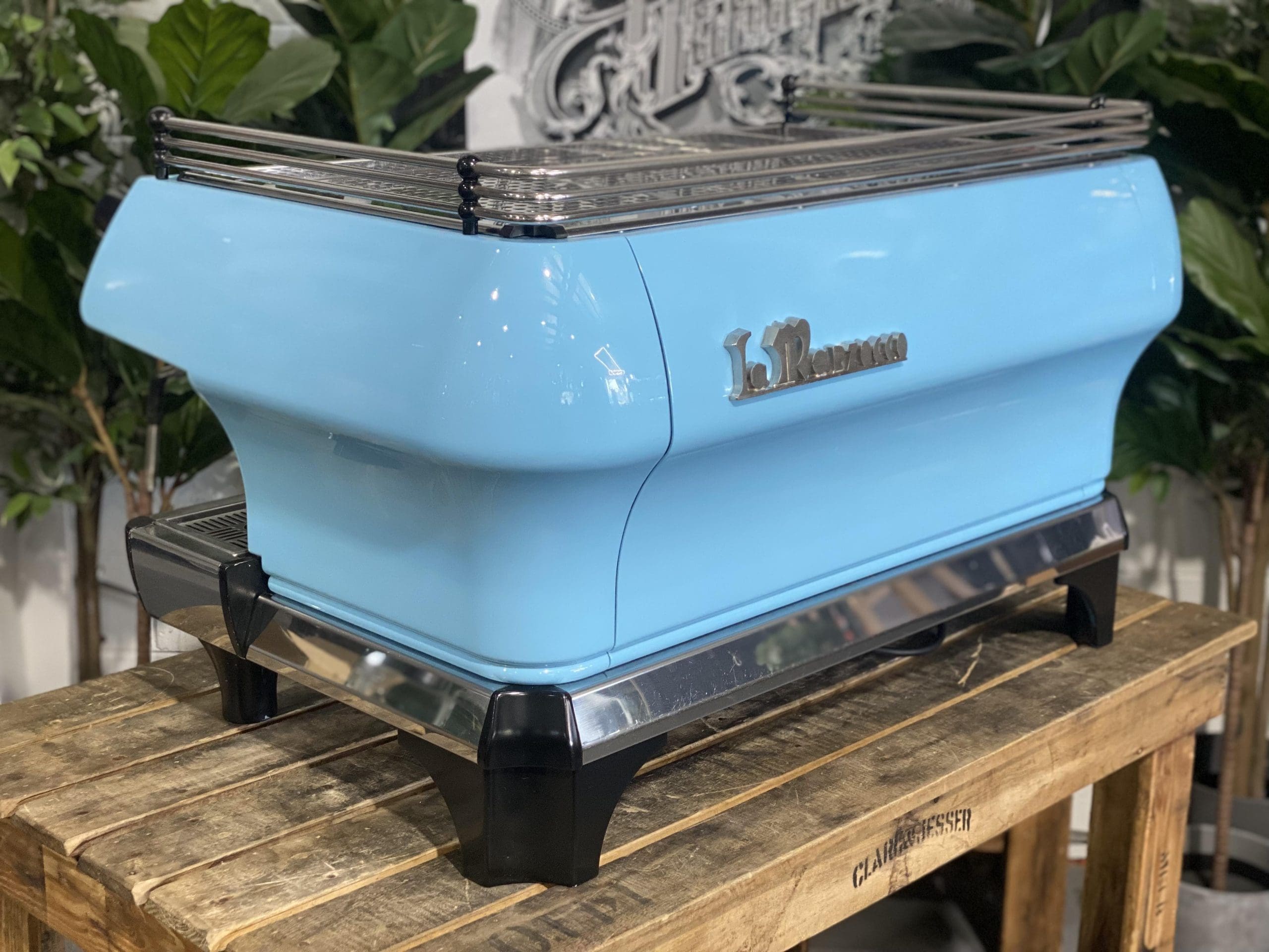 La Marzocco FB80 Baby - 3 Group Commercial Espresso Machine - Blue