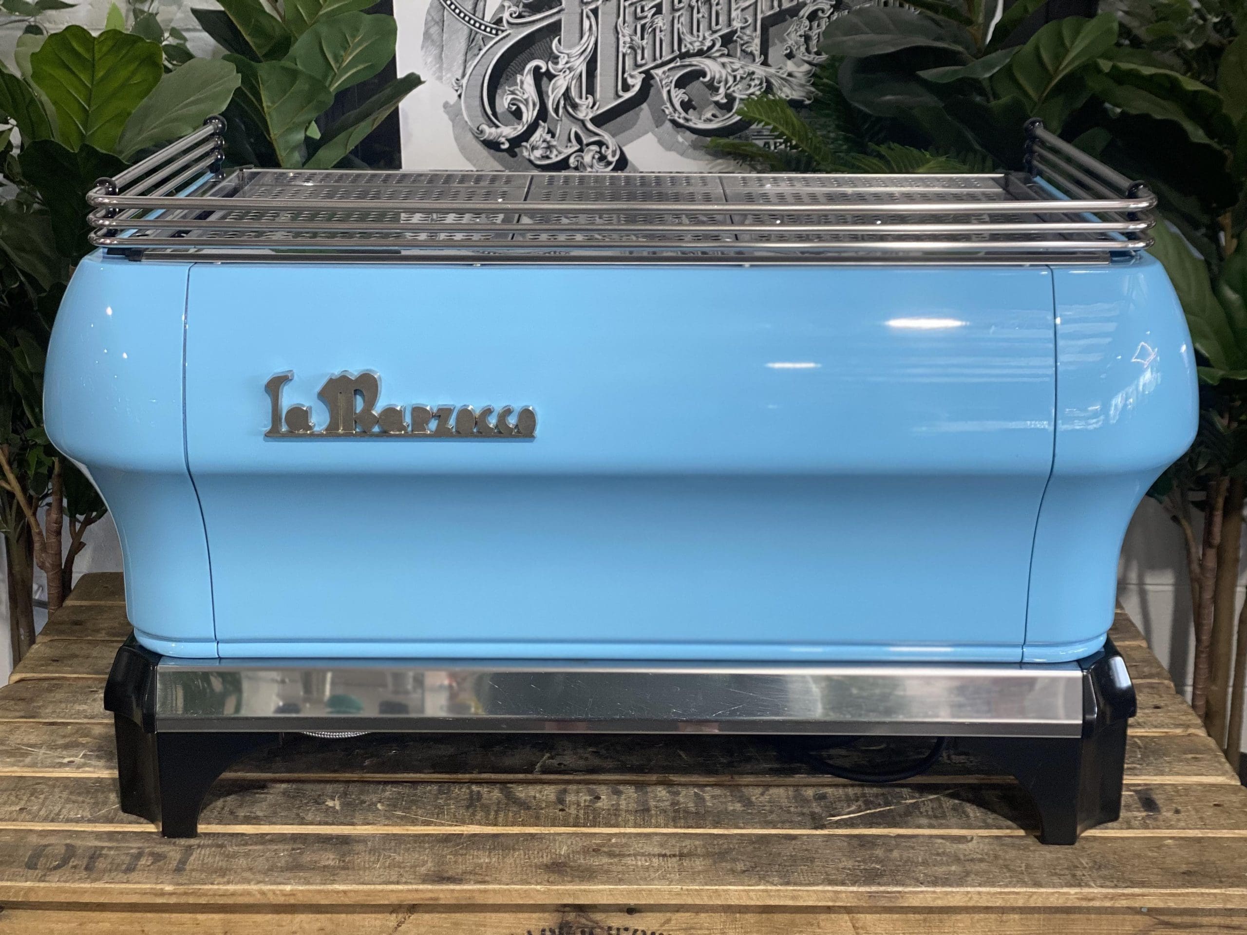 La Marzocco FB80 Baby - 3 Group Commercial Espresso Machine - Blue
