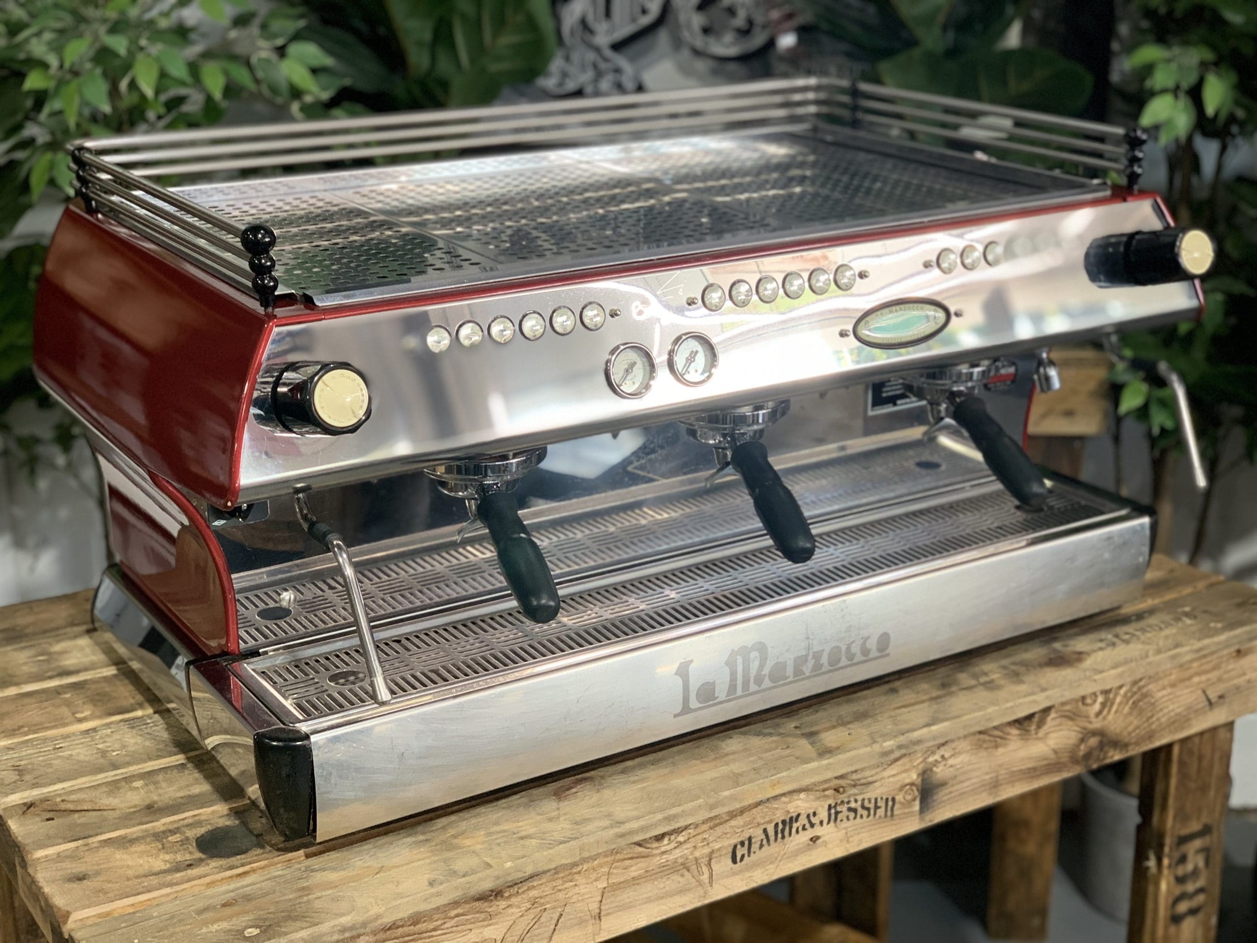 La Marzocco FB80 - 3 Group Commercial Espresso Machine - Red