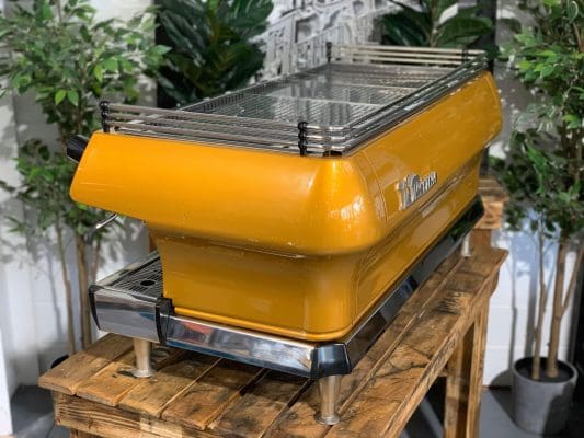 La Marzocco FB80 Yellow - 4 Group Commercial Espresso Machine - Stainless