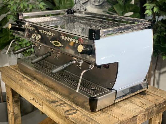 La Marzocco GB5 Dusty - 3 Group Commercial Espresso Machine - Blue