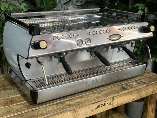 La Marzocco GB5 Dusty - 3 Group Commercial Espresso Machine - Blue