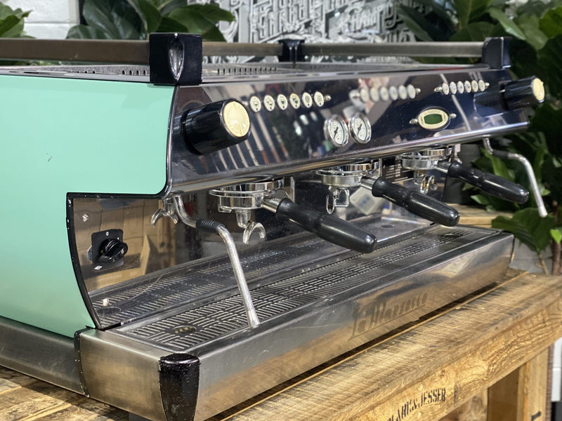 La Marzocco GB5 3 Group Duck Egg Blue Espresso Coffee Machine