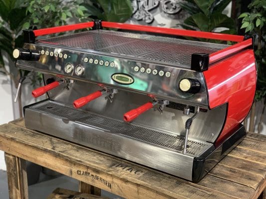 La Marzocco GB5 3 Group Red & Red Handles