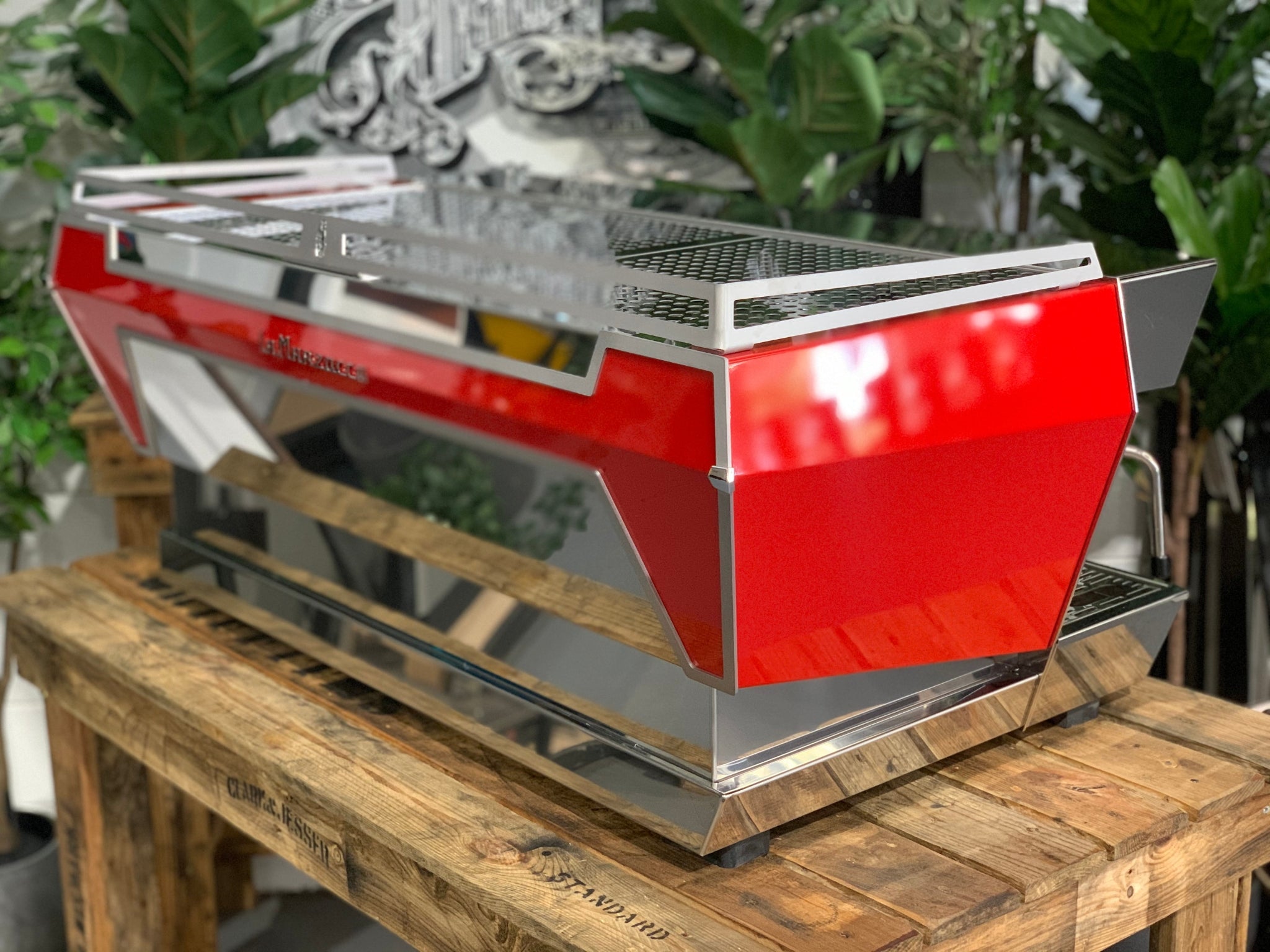 La Marzocco KB90 Red - 3 Group Commercial Espresso Machine - Stainless