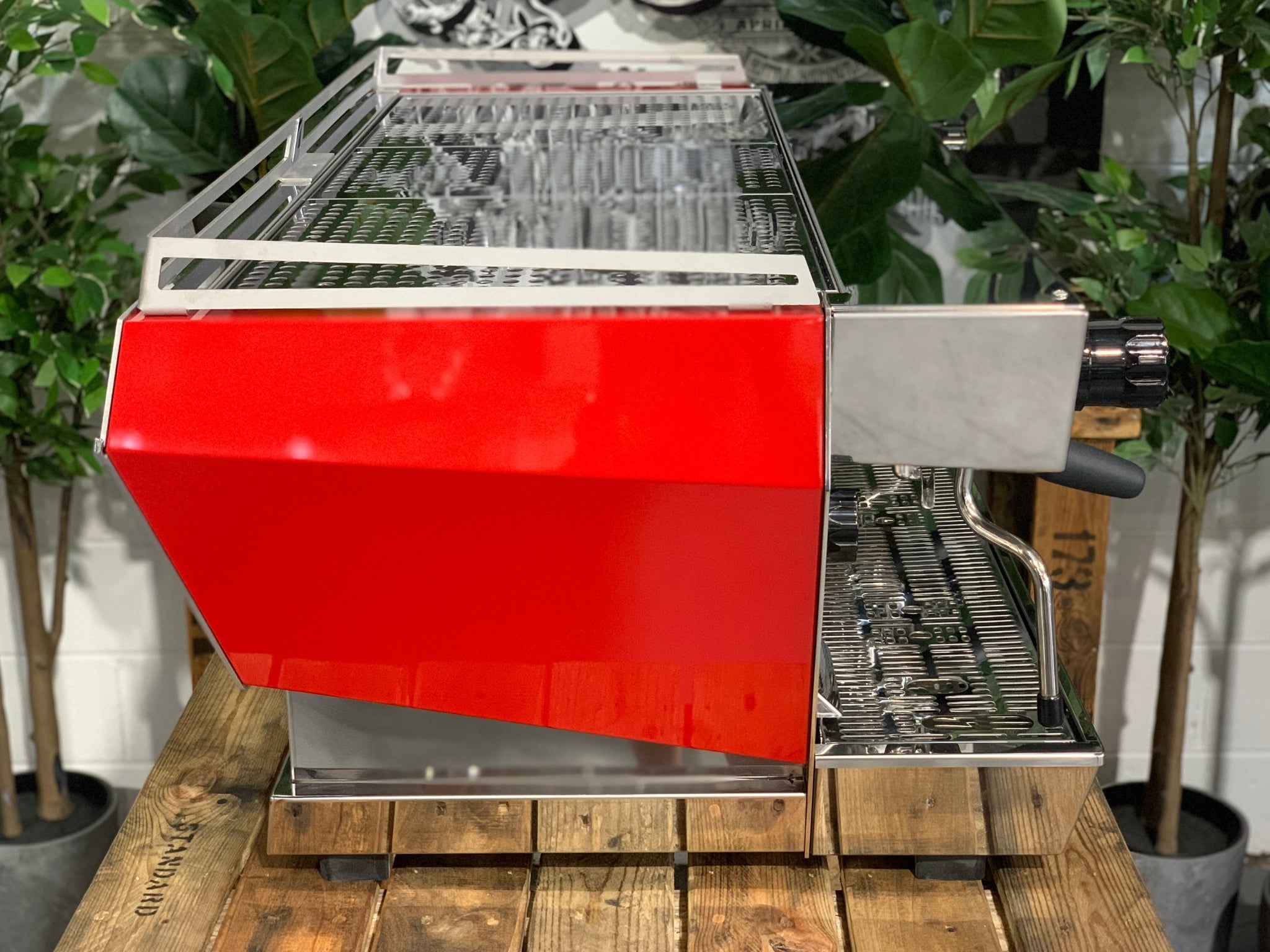 La Marzocco KB90 Red - 3 Group Commercial Espresso Machine - Stainless