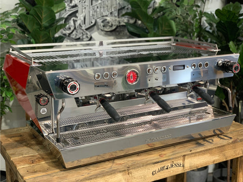 La Marzocco KB90 Red - 3 Group Commercial Espresso Machine - Stainless