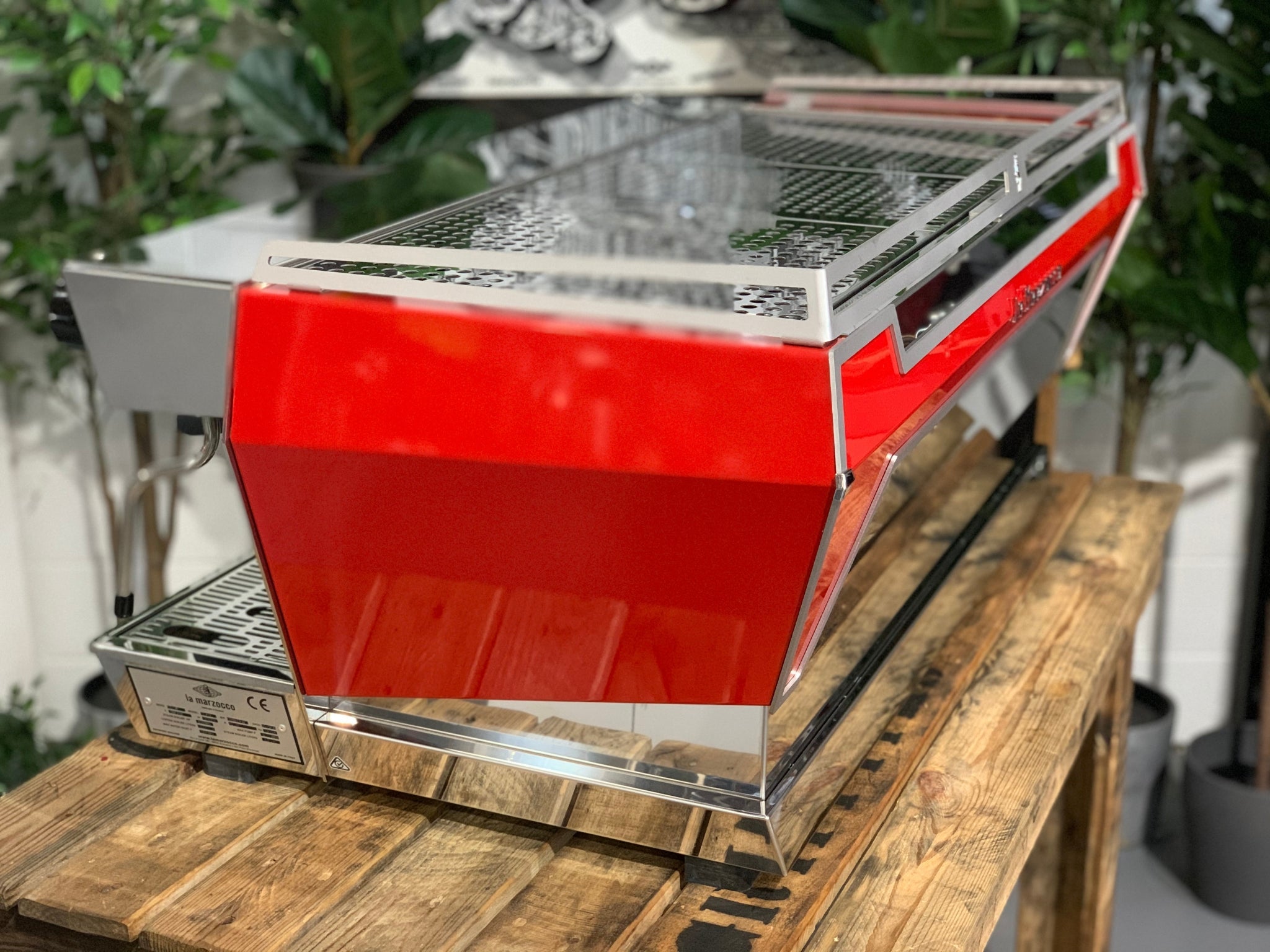 La Marzocco KB90 Red - 3 Group Commercial Espresso Machine - Stainless