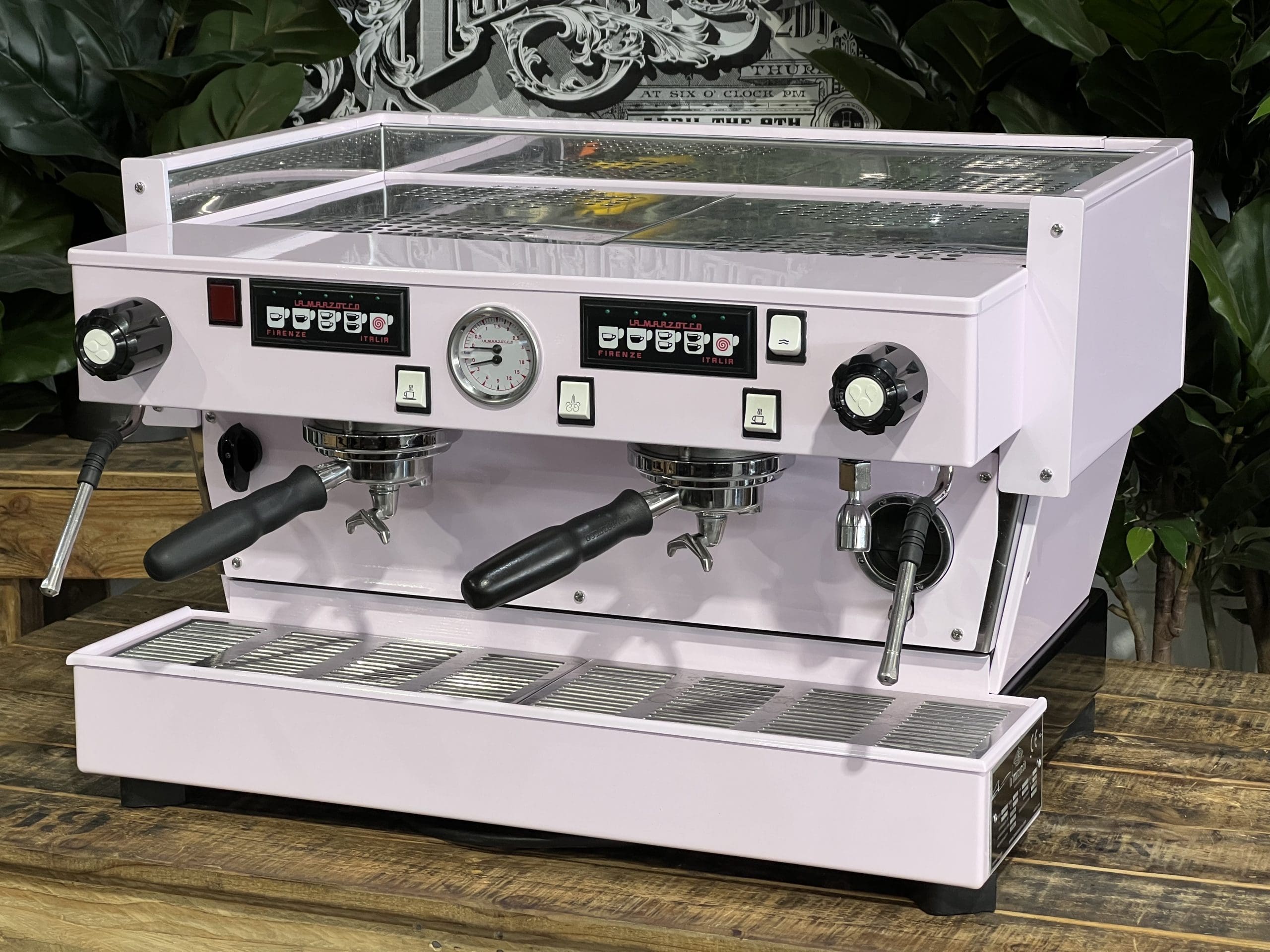 La Marzocco Linea Classic Feather Boa - 2 Group Commercial Espresso Machine - Pink
