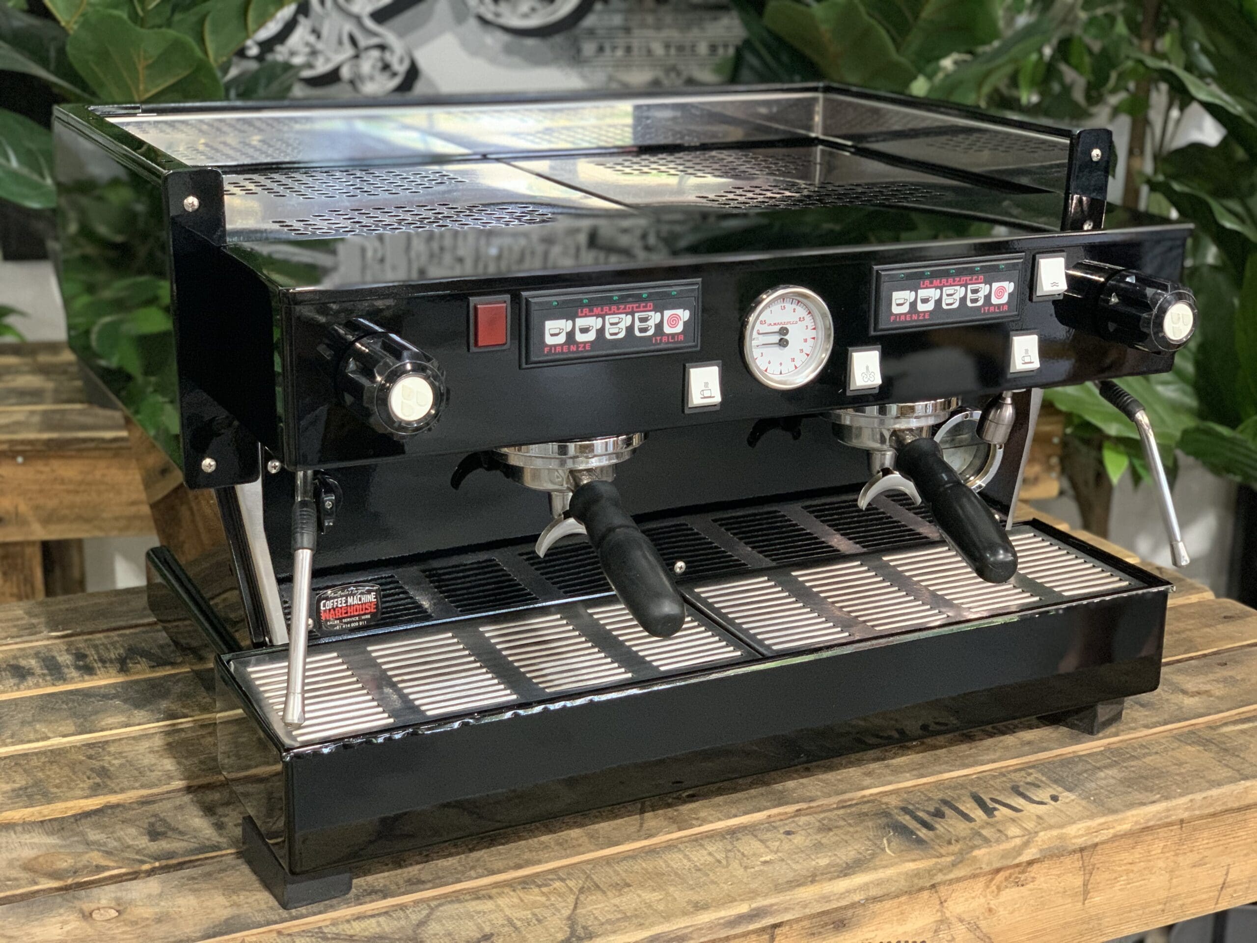 La Marzocco Linea Classic Custom Gloss - 2 Group Commercial Espresso Machine - Black