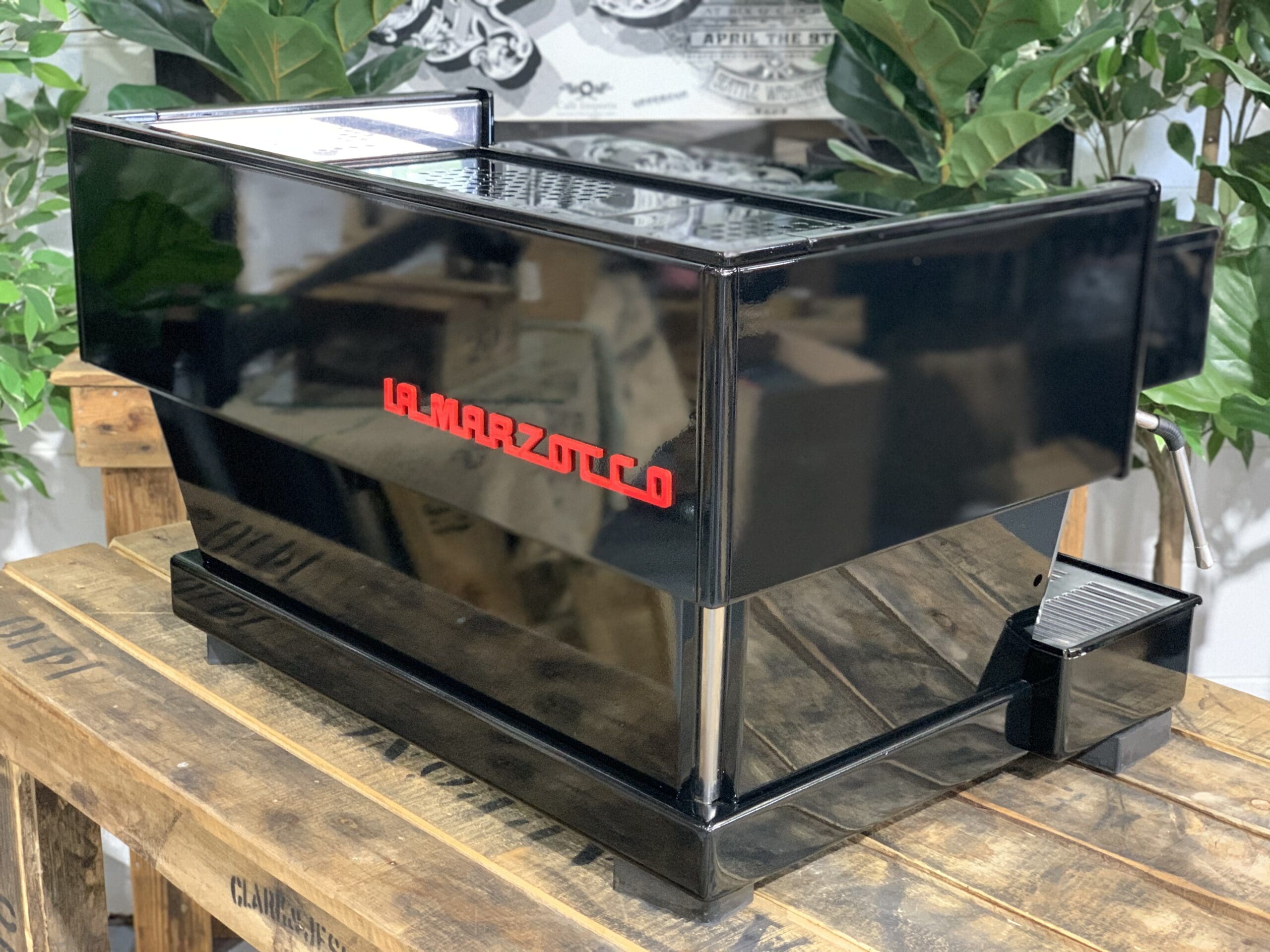 La Marzocco Linea Classic Custom Gloss - 2 Group Commercial Espresso Machine - Black