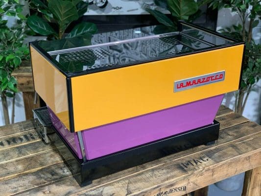 La Marzocco Linea 2 Group Orange & Purple