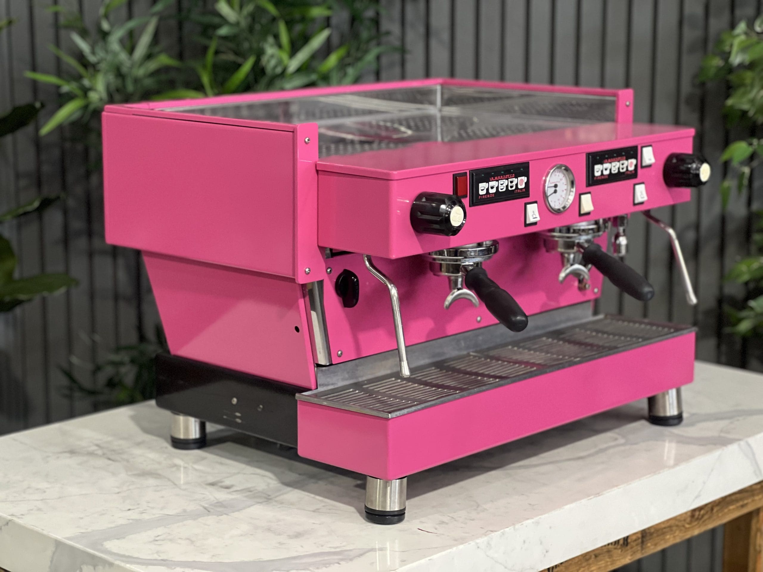 La Marzocco Linea Classic High Cup Deep - 2 Group Commercial Espresso Machine - Pink