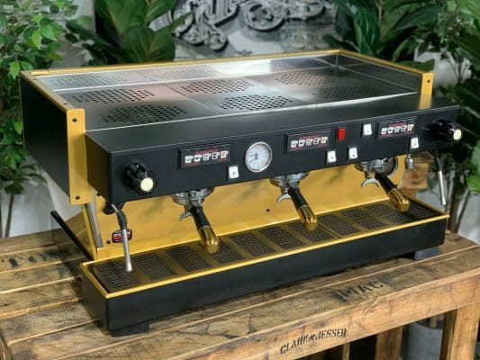 La Marzocco Linea 3 Group Black and Gold