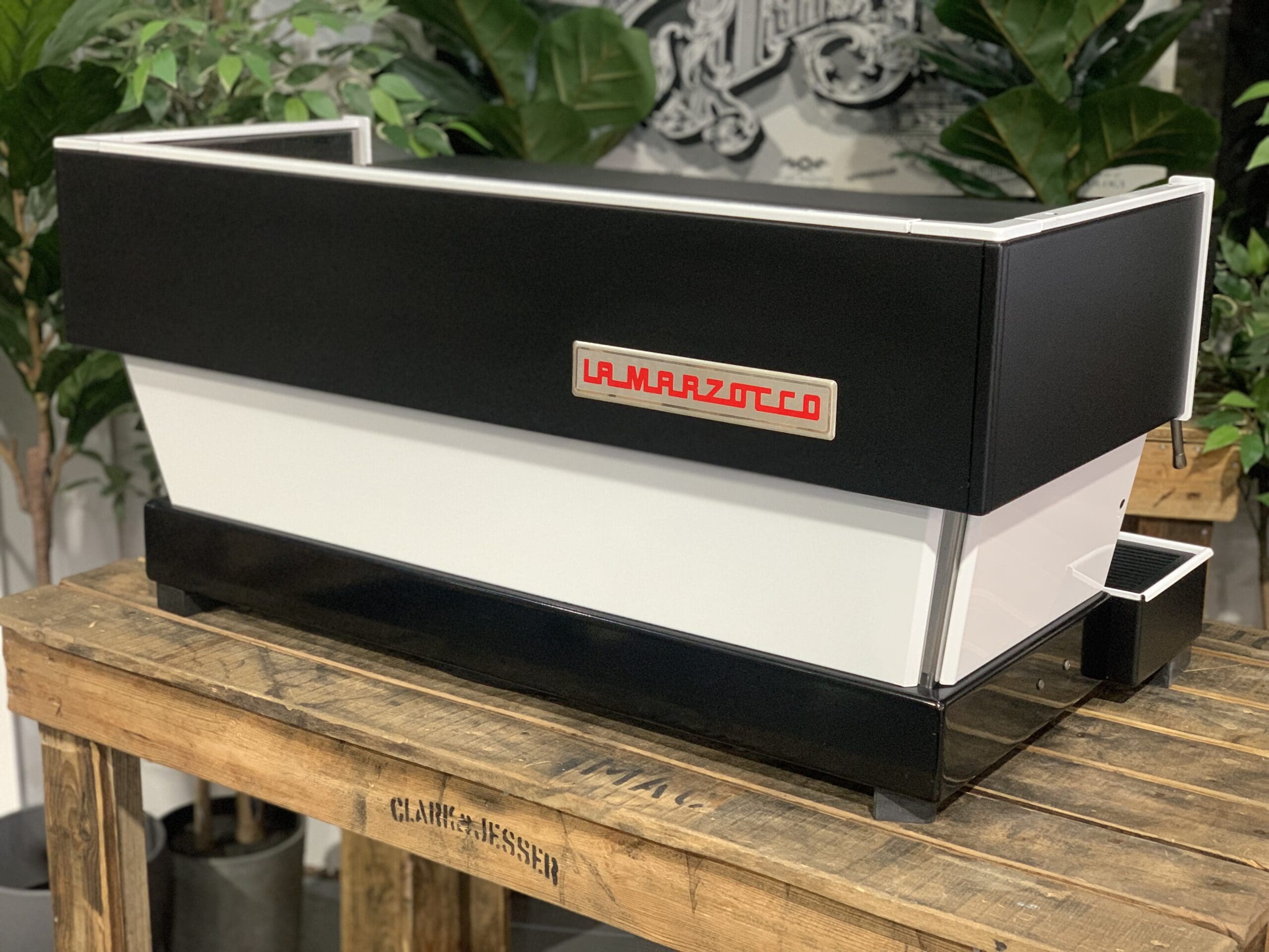 La Marzocco Linea Classic White - 3 Group Commercial Espresso Machine - Black