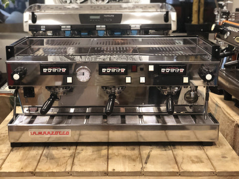 La Marzocco Linea Classic Baby - 3 Group Commercial Espresso Machine - Blue
