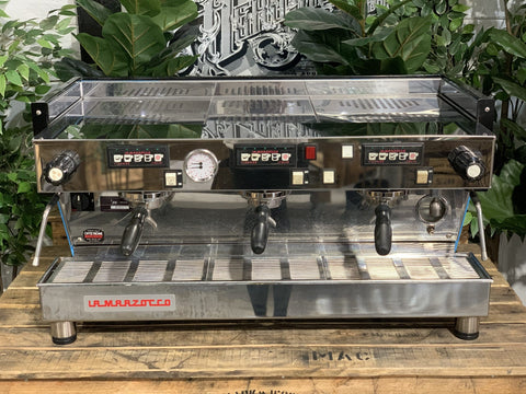 La Marzocco Linea Classic Bright - 3 Group Commercial Espresso Machine - Blue