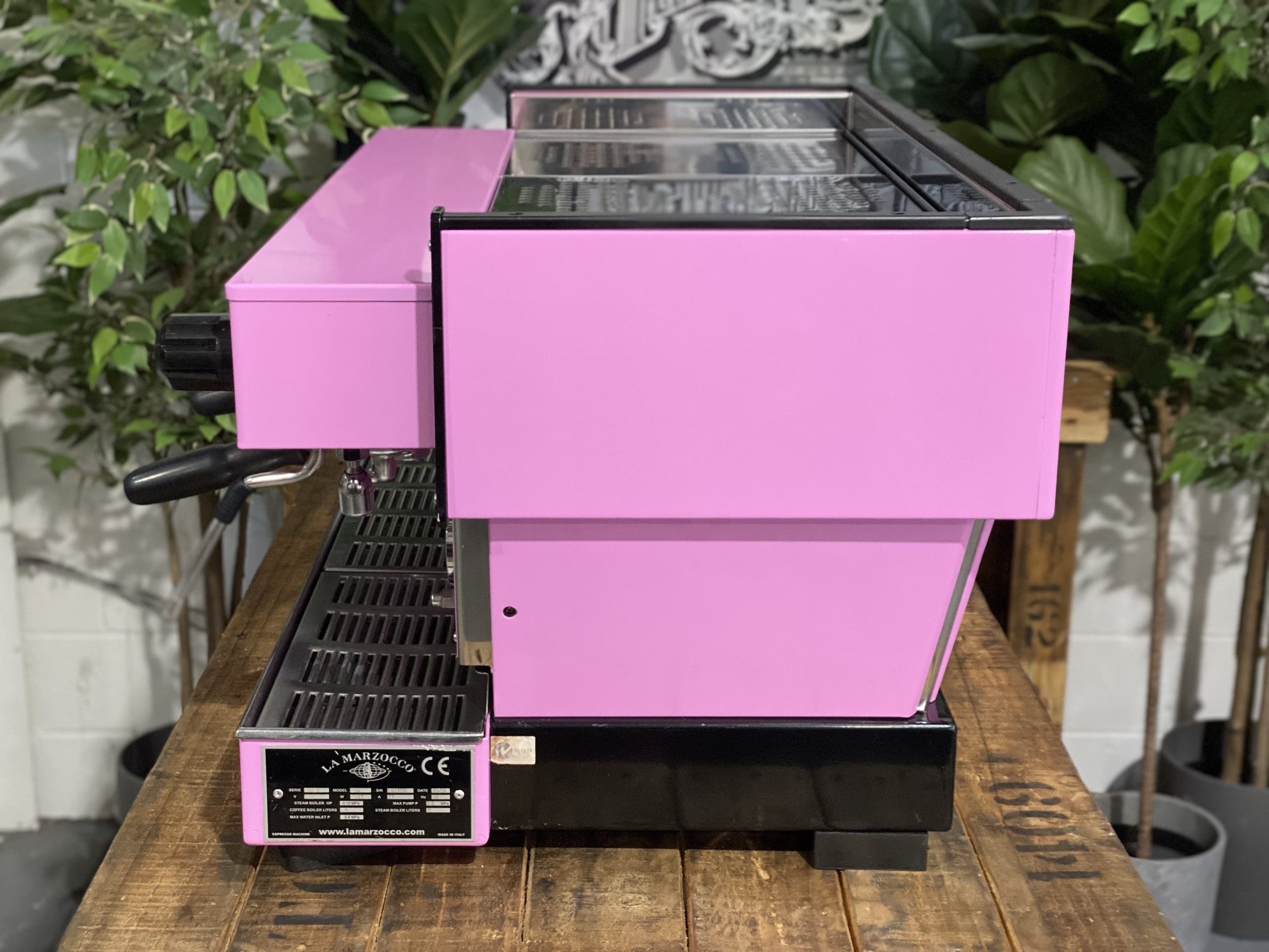 La Marzocco Linea Classic Contemporary - 3 Group Commercial Espresso Machine - Pink