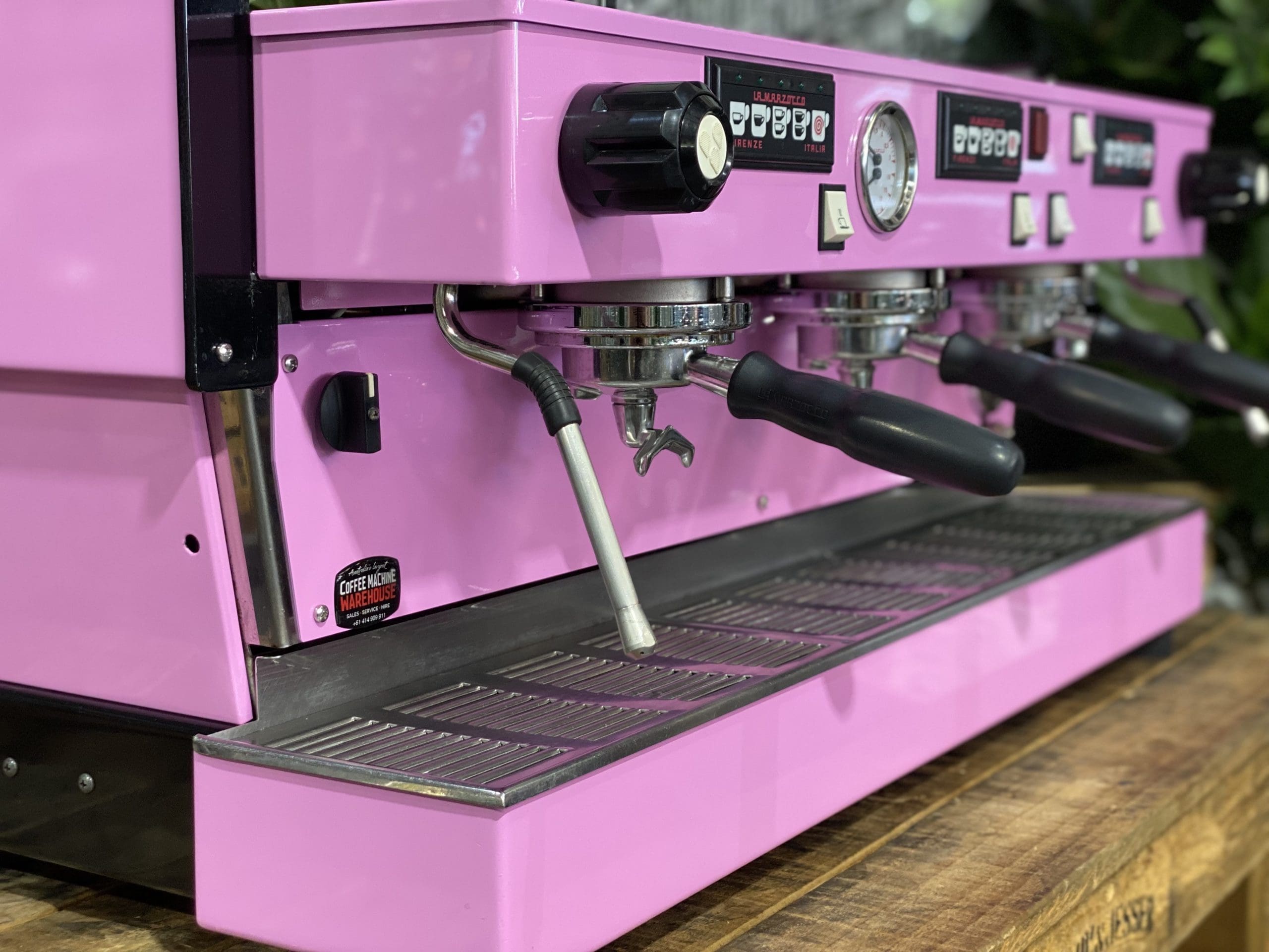 La Marzocco Linea Classic Contemporary - 3 Group Commercial Espresso Machine - Pink
