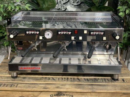 La Marzocco Linea Dark - 3 Group Commercial Espresso Machine - Green