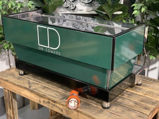 La Marzocco Linea Dark - 3 Group Commercial Espresso Machine - Green
